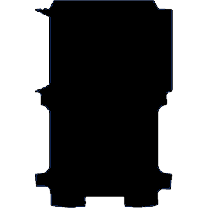 Ford Transit Custom 2024 - Present (SWB) (With Liner) Rear Van Mat